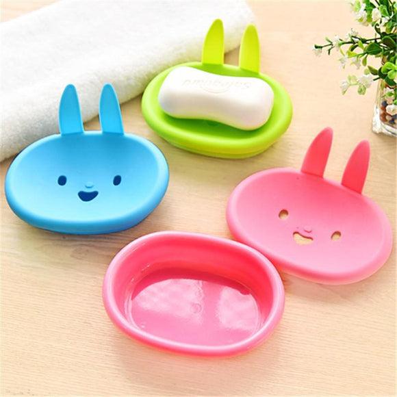 4 Colors 1 Pc Cartoon Soap Box Bathroom Tools