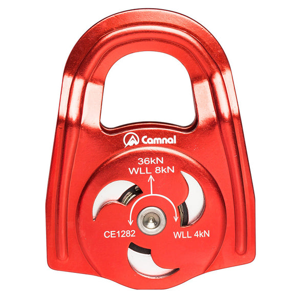 CAMNAL 36KN Mountaineering Rock Climbing Pulley Outdoor Climbing Side Plate Pulley