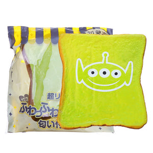 Alien Big Expression Bread Squishy Toy 12CM Slow Rising With Packaging