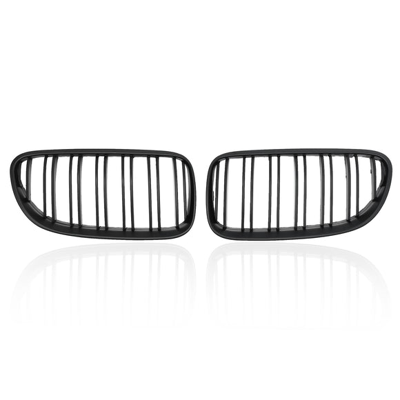 Matte Black Front Kidney Grill Grille For BMW E92 E93 2010-2014