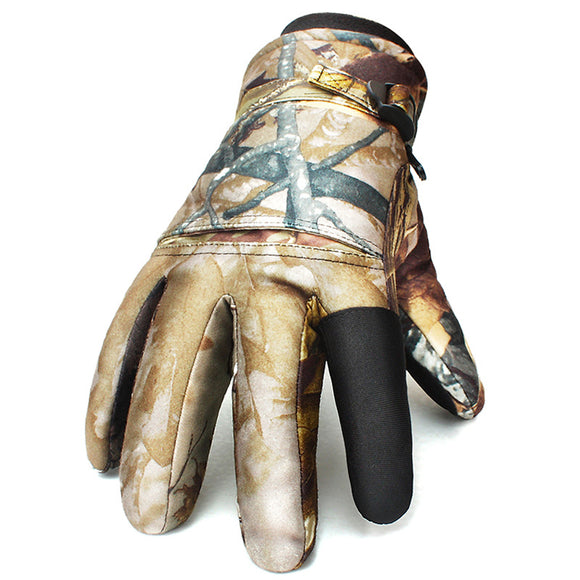Men Women Warm Tactical Shooting Waterproof Windproof Gloves Full Finger Outdoor Ski Hunting Gloves