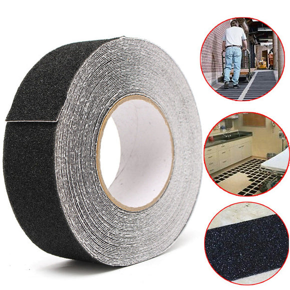 5CM x 18M Black Anti Slip Tape Wear-resistant Non-slip Tape For Stairs Decking Strips