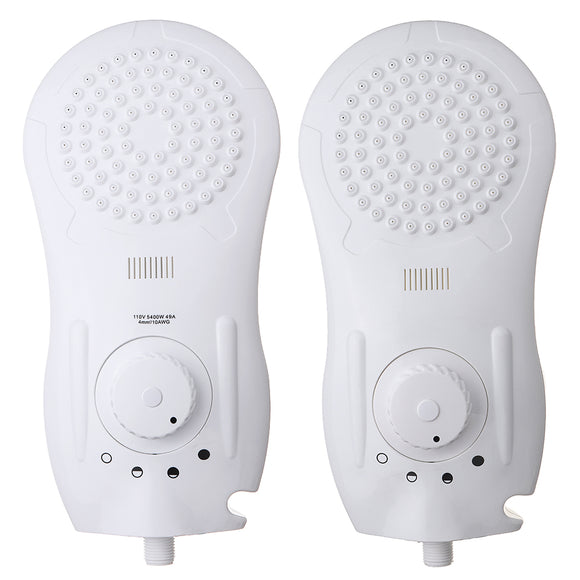 6500W 110V/220V Electric Shower Head Bathroom 0.5s Instant Hot Water Heater Movable Spray Tap