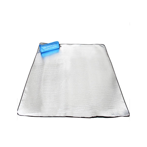 Camping Hiking Moisture Proof Mat Tent Picnic Mat Pad Aluminium Film Double Sided