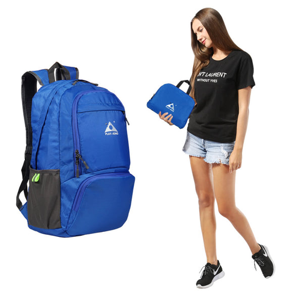 IPRee 30L Backpack Polyester Foldable Ultralight Waterproof Unisex Shoulder Bag Travel Outdoor