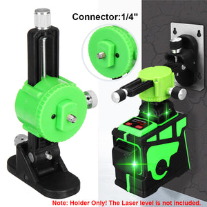 1/4 Laser Level Bracket Universal Magnet Adsorption Suspension Holder Stand"