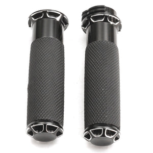 1inch 25mm Motorcycle Handlebar Hand Grips For Harley Touring 08-15