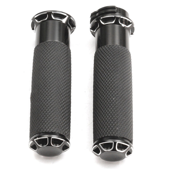 1inch 25mm Motorcycle Handlebar Hand Grips For Harley Touring 08-15