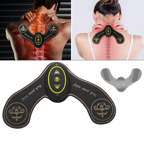 KALOAD Electric EMS Intelligent Cervical Neck Support Massage USB Charging 6 Modes Neck Protector Shoulder Muscle Relax Pad