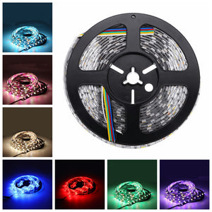 DC12V 5M RGB CCT 5050 5054 SMD Waterproof LED Strip String Light Holiday Garden Outdoor Decoration