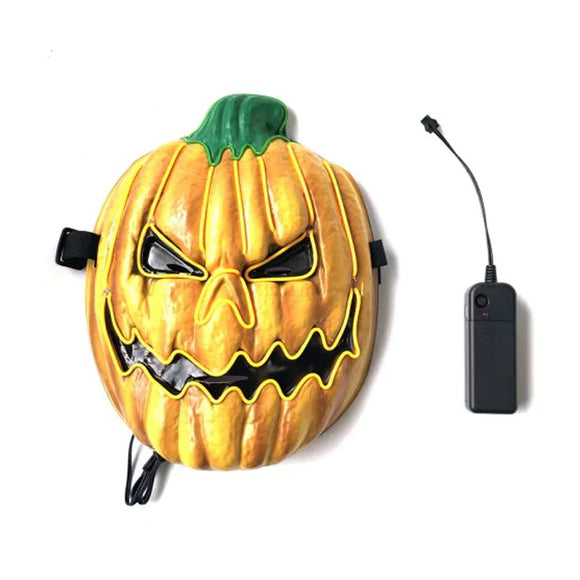 Halloween LED Mask Fluorescent Pumpkin Style Terror EK Glowing Mask for Decoration