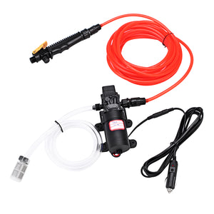 100W 1.0Mpa 12/24V High Electric Pressure Car Washer Wash Pump Water Sprayer Kit