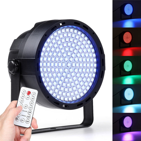169 LED RGBW Stage 33W  Effect Light Par Lamp Club DJ Party Disco Lighting with Remote Controller