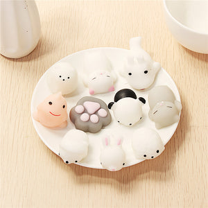 10PCS Random Squishy Lot Slow Rising Soft Kawaii Cute Squeeze Animal Toy