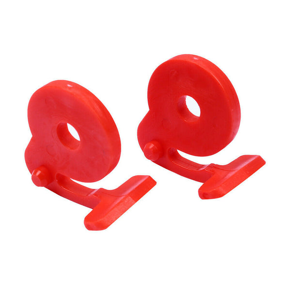 2pcs/Set Plastic Stema Fuses For Side Wall Lock Trailer Basic RED Replacement Accessories