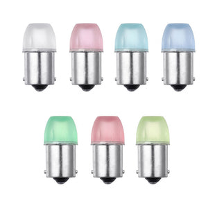 10PCS 1156 BA15S LED Reversing Light Brake Turn Signal Lamp Waterproof Replacement Bulb 7 Colors Constantly Bright