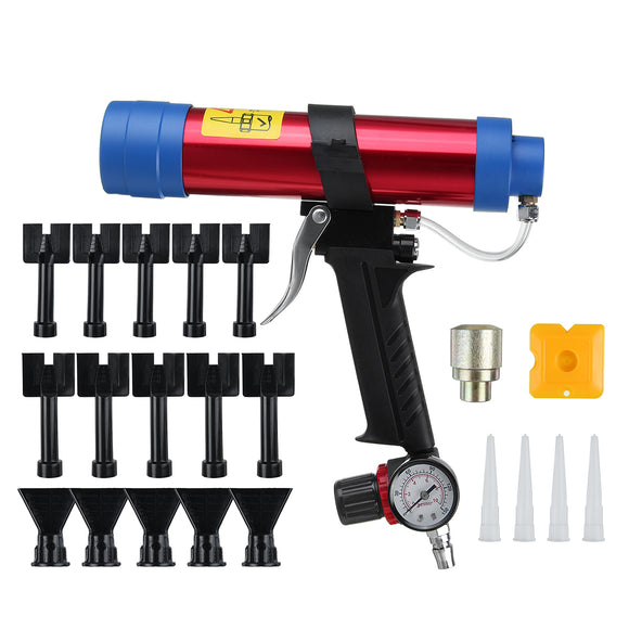 Car Auto Glue Tool Sheet Metal Pneumatic Glue Wave Pattern Glue Set High Temperature Glue Nozzle