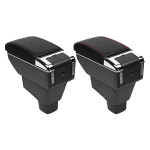 Rotatable  Leather Centre Armrest Console Storage Box  Car accessories For Suzuki SX4 2007-2013