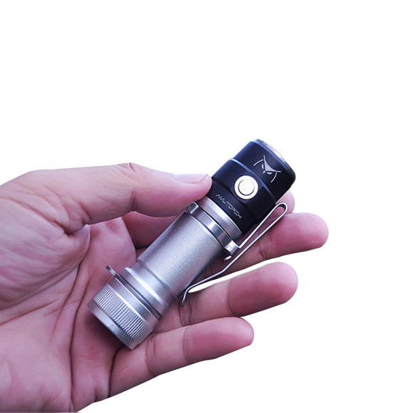 Amutorch AX2 XPL HD 1100Lumens Stepless Dimming Integration Campact EDC 1860 LED Flashlight