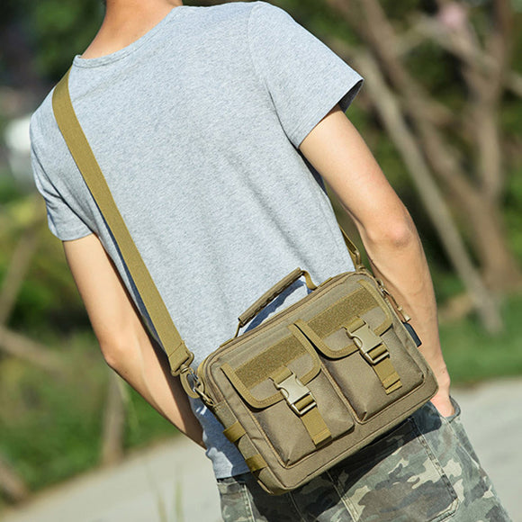 Men New Canvas Tactical Camo Casual Crossbody Bag Shoulder Bag