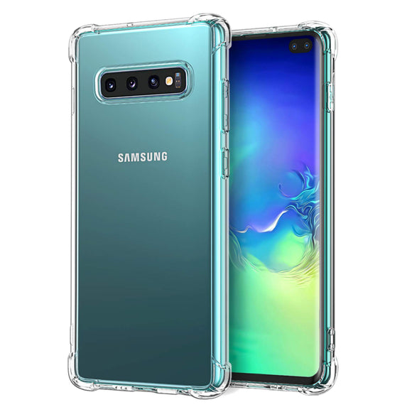 Bakeey Air Cushion Corner Protective Case For Samsung Galaxy S10 Plus 6.4 Inch Clear Soft TPU Back Cover