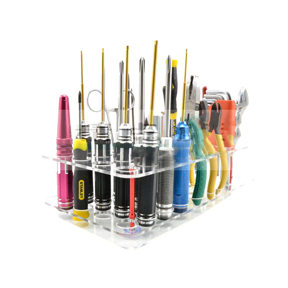 3mm Screwdriver Acrylic Tools Placement Rack Stand Case Holder