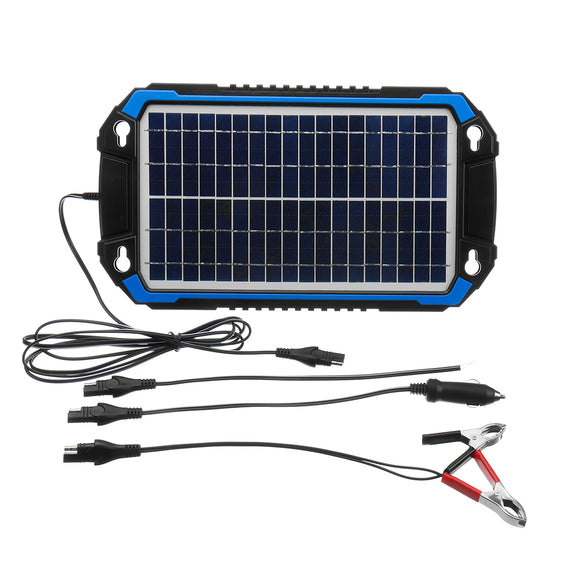 18V 6W/8W Portable Solar Panel Power Car Battery Charger For Car Boat Charging