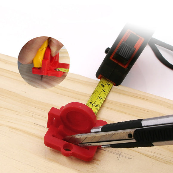 Cut Drywall Tool Guide Woodwork Tile Contractor Tape Measure Verticle Attachment CLH@8