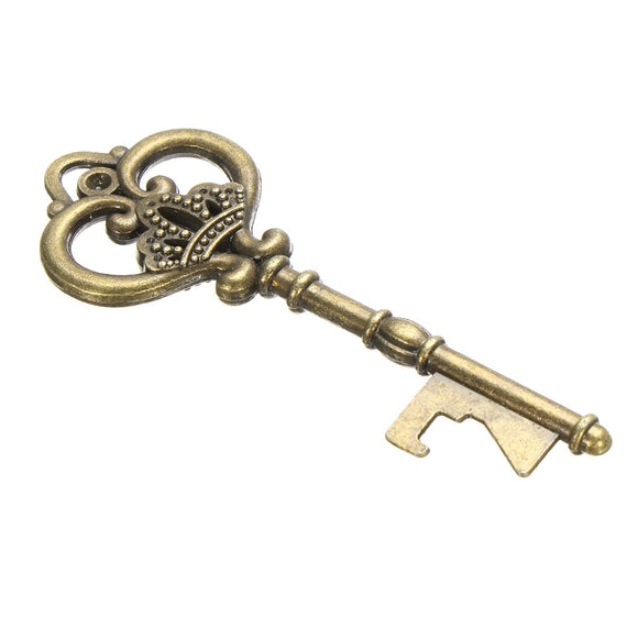 3Pcs Vintage Key Bottle Opener Keychain Wedding Favor Gift Candy Box Set Kit