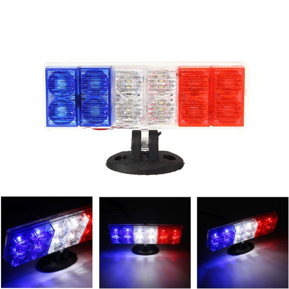 DC 12V 5W Motorcycle Tail Lamp LED Decoration Light Flashing Strobe Light Red Blue White