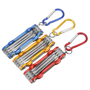 Pocket Multitool Screwdriver Set with Carabiner Repairtools