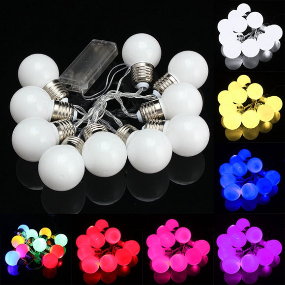 10 LED Battery Mini Festoon Fairy String Light Bulb Christmas Wedding Garden Lamp