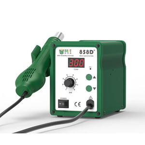 BST-858D+ High Quality Soldering Desoldering Hot Air Gun Rework Station for iPhone/Smartphone Mobile Repair Tool