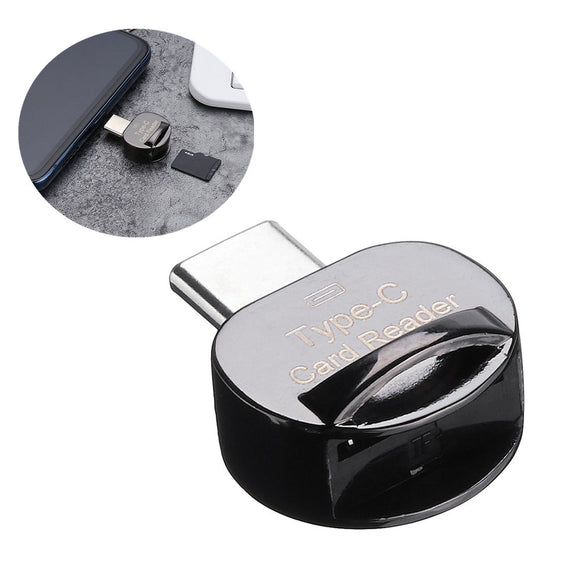 Universal Metal Mini Type-c TF Card Flash Memory Card Reader for Xiaomi Huawei Mobile Phone