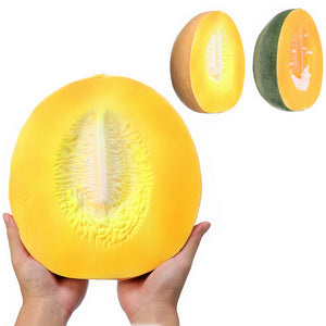 Giant Cantaloupe Squishy 9.84in 25*24*11CM Huge Fruit Slow Rising With Packaging Soft Toy