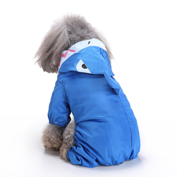 Dog Raincoat Rainsuit Waterproof Dog Puppy Jacket Coat Pet Rainwear Clothes for Small Dog