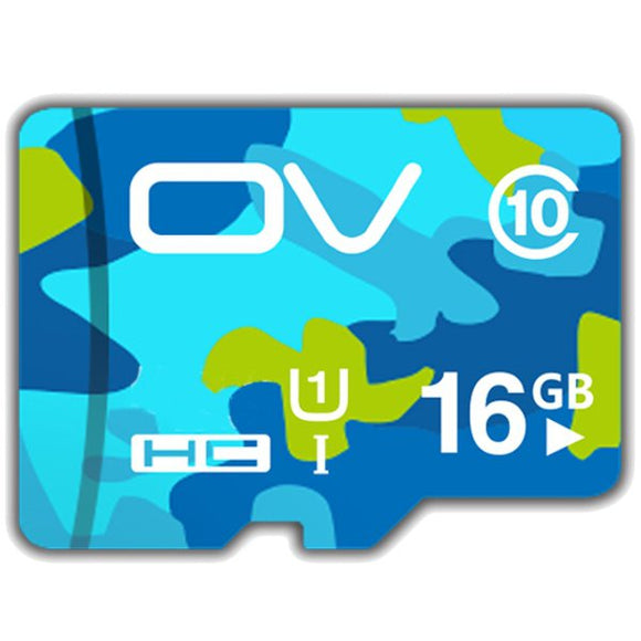OV 16GB Camouflage Class 10 High Speed Storage Card Flash Memory Card TF Card
