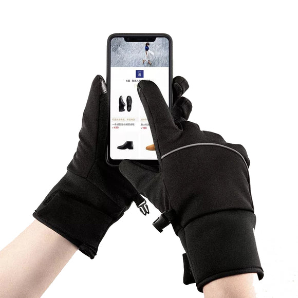 Touch Screen Gloves Riding Plus Velvet Warm Waterproof With Reflective Strip For Unisex from xiaomi youpin