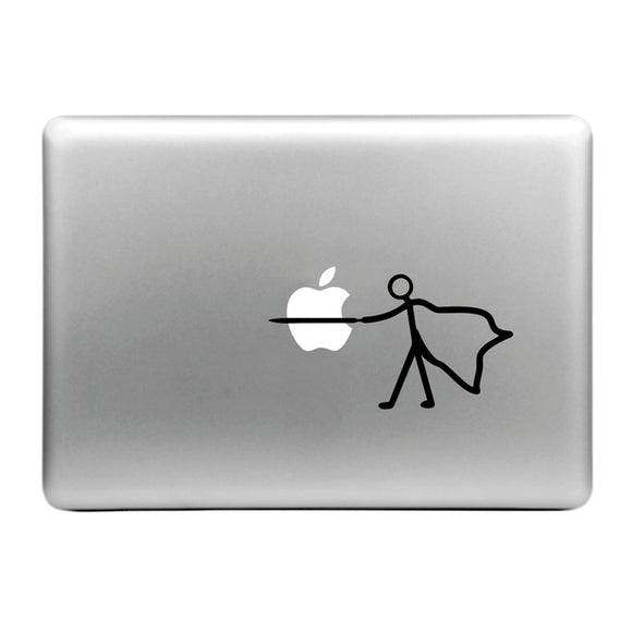 Hat Prince Stylish Removable Skin Decorative Sticker For Macbook