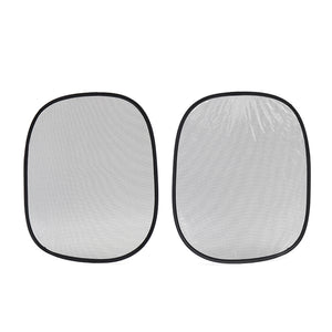 2Pcs 38x43cm Car Electrostatic Adsorption Window Shade Wind Shield Visor Car Sunshades Sunscreen