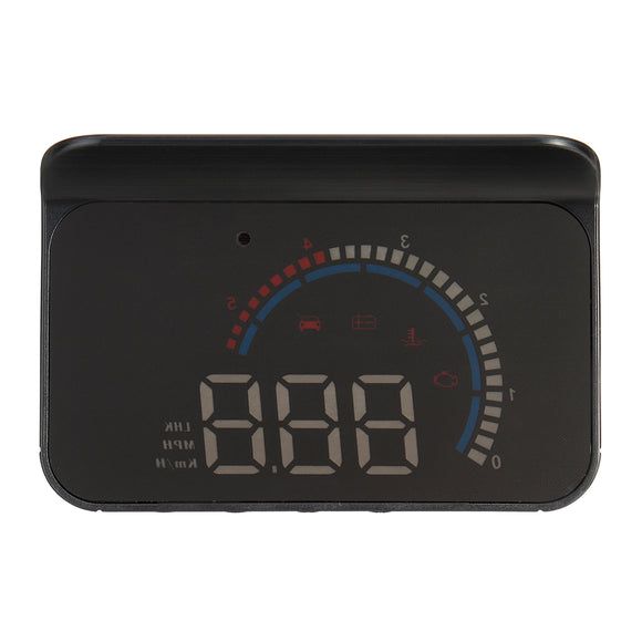 GPS HUD Head Up HD Digital Display LCD Display Car Speedometer Tool Universal