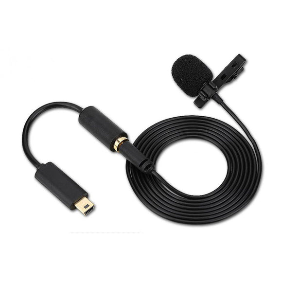 Boya BY-LM20 3.5mm Mini USB Omni-directional Lapel Lavalier Microphone for GoPro Hero 4 3+ 2 Sports Camera Smartphone