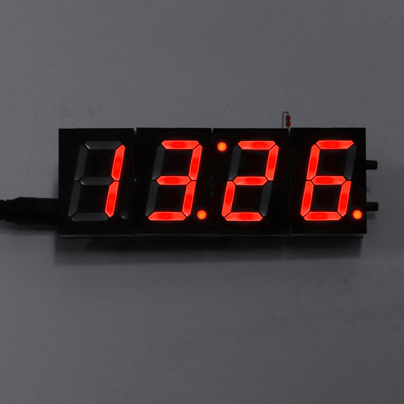 Geekcreit 4 Digit LED Electronic Clock Temperature Light Control Version With Housing