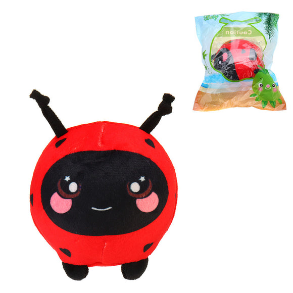 3.5 Squishamals Foamed Stuffed Beetle Squishimal Toy Slow Rising Plush Squishy Toy Pendant