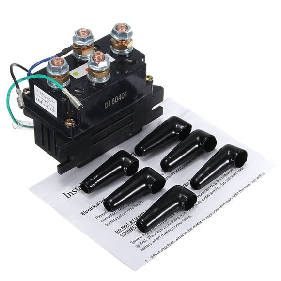 12V DC 400A Electric Winch Solenoid Relay Protector Caps For ATV UTV Truck Off Road