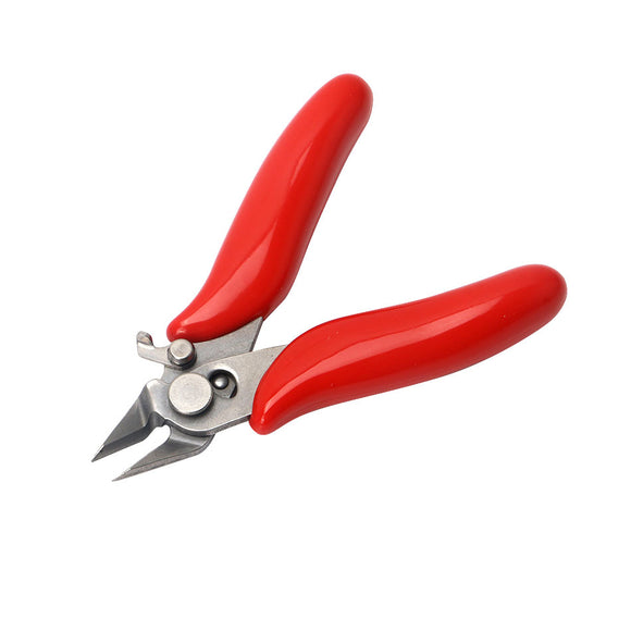DANIU 3.5inch Diagonal Cutting Pliers Wire Cable Side Flush Cutter Pliers with Lock Hand Tool