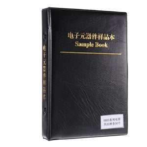 4600pcs 0805 SMD SMT Chip Capacitor Sample Book Assorted Kit 92values Each 50pcs (0.5pF to 10uF)