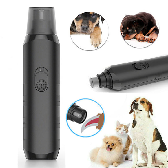 Pet Dog Cat Nail Grinder Clipper Nail Polisher Manicure Trimmer Groom Tool