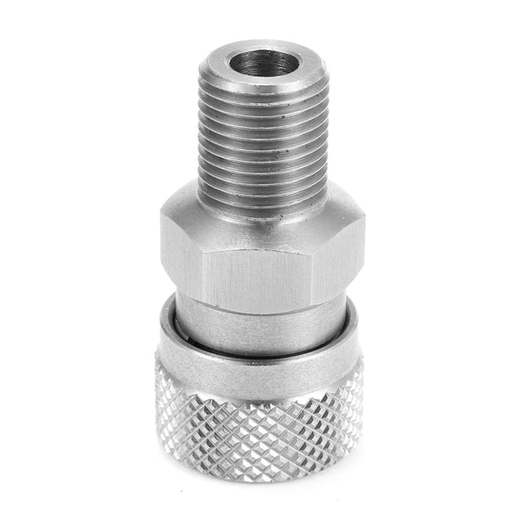 1/8 inch BSP Stainless Steel Male Plug Quick Head Connector PCP Release Disconnect Coupler Socket