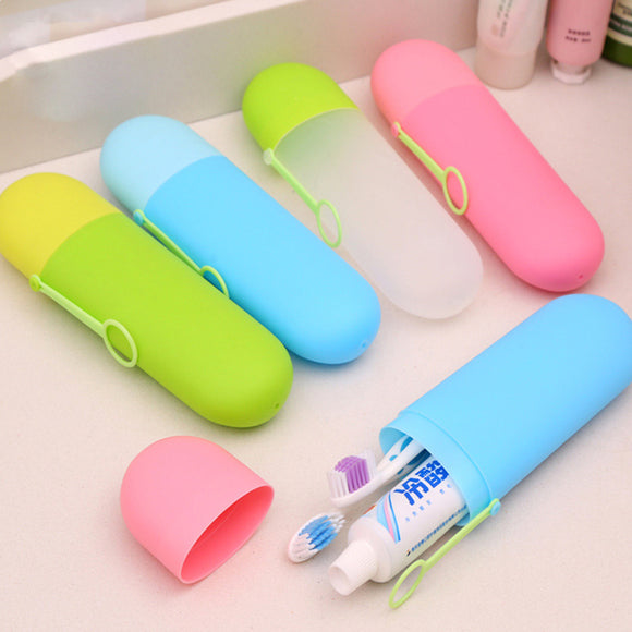 Honana Travel Portable Toothbrush Toothpaste Organizer Tool Case Toothbrush Storage Box